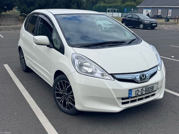Honda Fit Hatchback, Petrol Hybrid, 2012, White