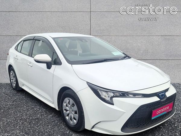 Toyota Corolla Saloon, Petrol Hybrid, 2021, White