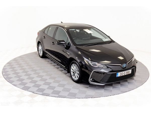 Toyota Corolla Saloon, Petrol Hybrid, 2021, Black