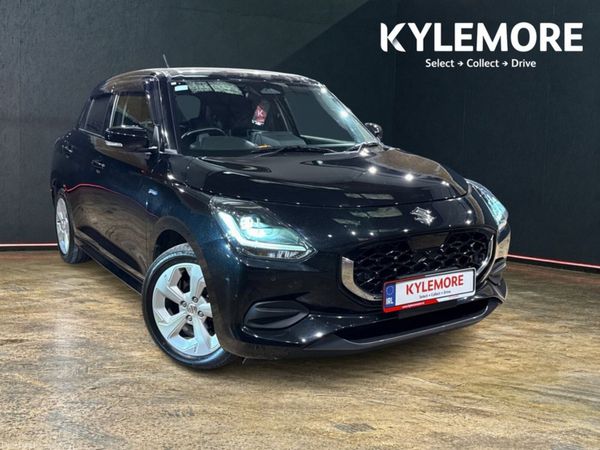 Suzuki Swift Hatchback, Petrol Hybrid, 2024, Black