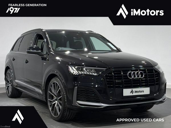 Audi Q7 SUV, Petrol Plug-in Hybrid, 2020, Black