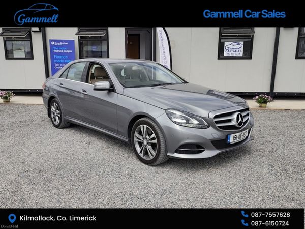 Mercedes-Benz E-Class Saloon, Diesel Hybrid, 2015, Silver