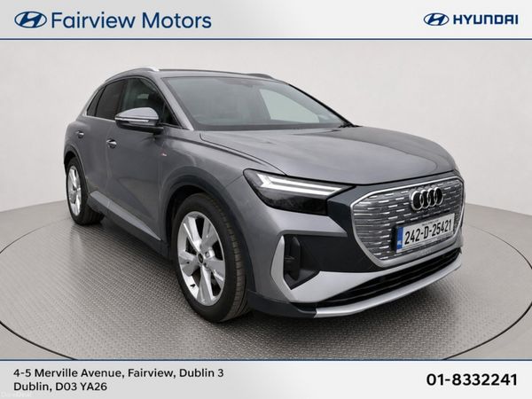Audi Q4 e-tron SUV, Electric, 2024, Grey