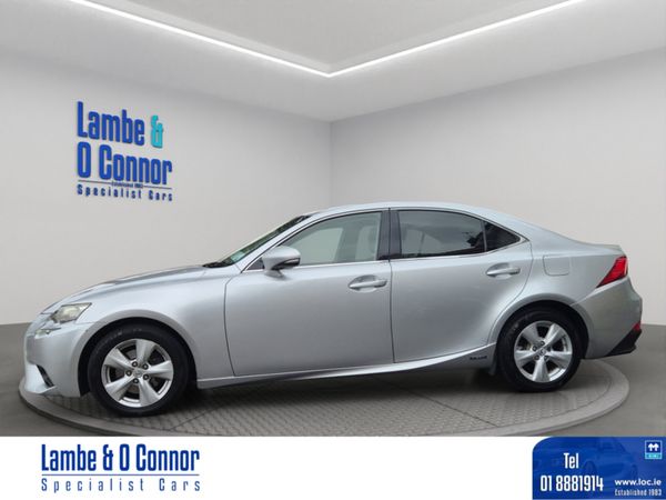 Lexus IS Saloon, Petrol Hybrid, 2013, Silver