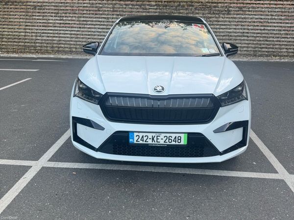 Skoda Enyaq Hatchback, Electric, 2024, White