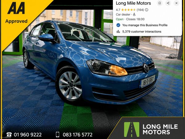 Volkswagen Golf Estate, Petrol, 2016, Blue