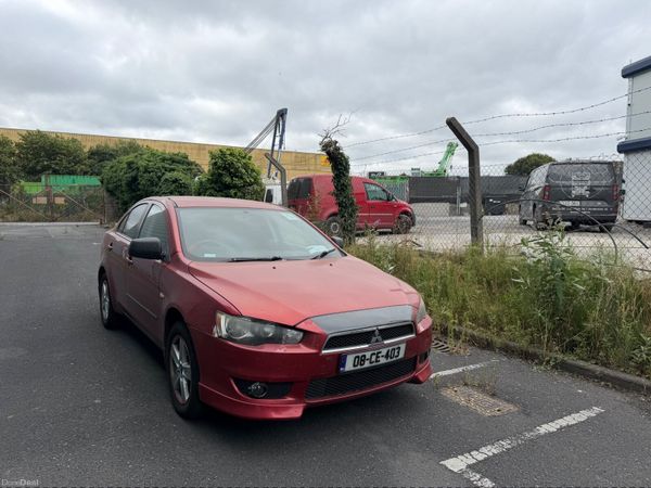 Mitsubishi Lancer Saloon, Petrol, 2008, Red