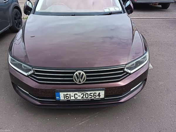 Volkswagen Passat Saloon, Diesel, 2016, Red