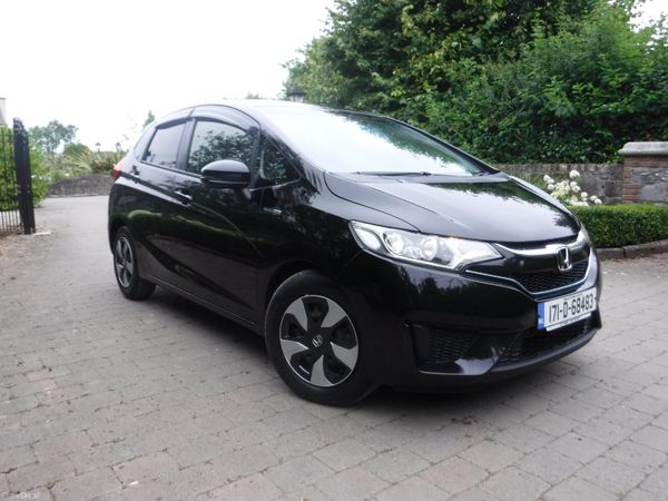 Honda Fit Hatchback, Petrol Hybrid, 2017, Black