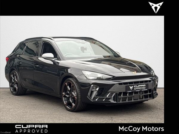 Cupra Leon Estate, Petrol Plug-in Hybrid, 2025, Black