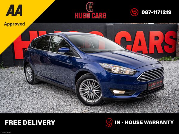 Ford Focus Hatchback, Petrol, 2018, Blue