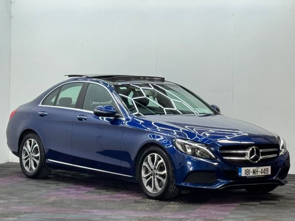 Mercedes-Benz C-Class Saloon, Diesel, 2018, Blue