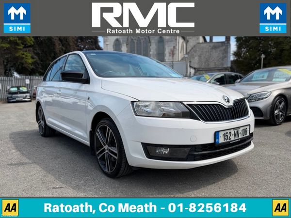 Skoda Rapid Hatchback, Diesel, 2015, White