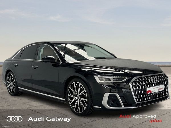 Audi A8 Saloon, Petrol Plug-in Hybrid, 2024, Black