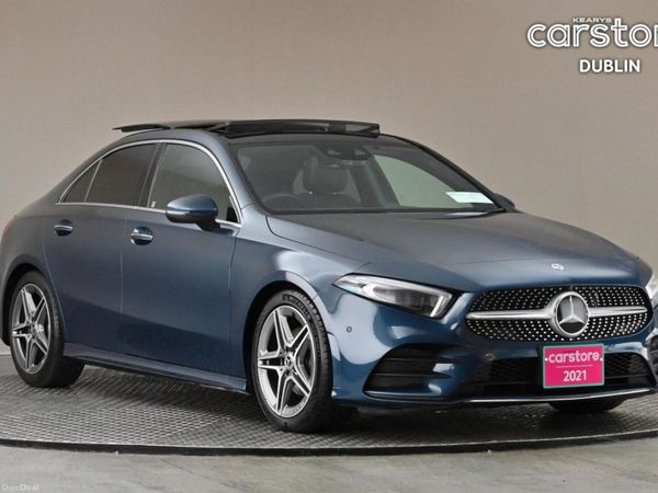 Mercedes-Benz A-Class Saloon, Petrol, 2021, Blue