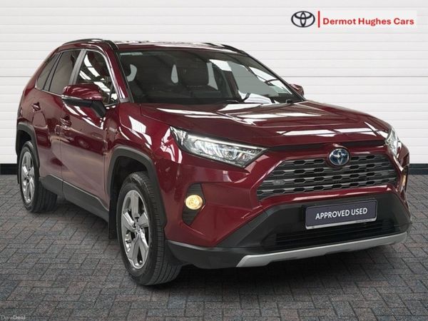 Toyota RAV4 SUV, Petrol Hybrid, 2021, Red