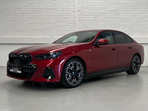 BMW 5-Series Saloon, Petrol Plug-in Hybrid, 2025, Red