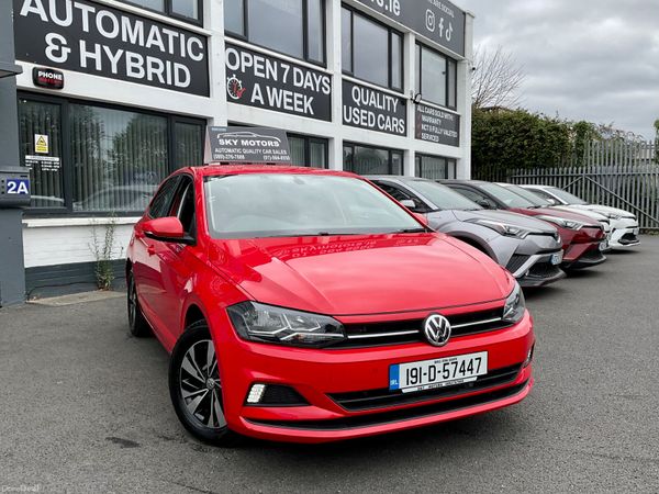 Volkswagen Polo Hatchback, Petrol, 2019, Red