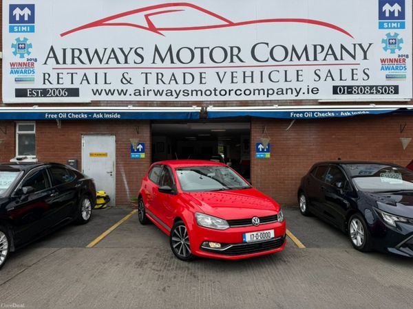 Volkswagen Polo Hatchback, Petrol, 2017, Red