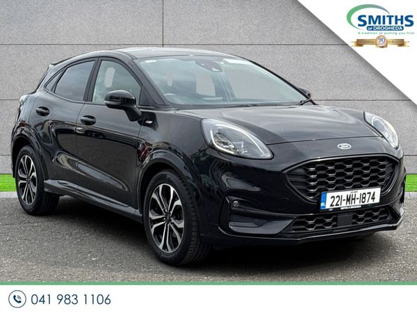 Ford Puma MPV, Petrol Hybrid, 2022, Black
