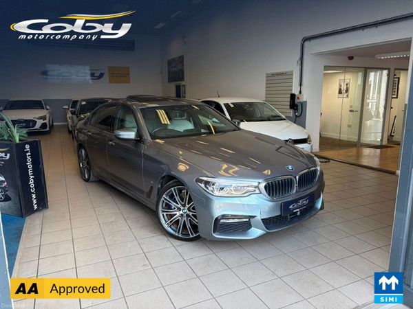 BMW 5-Series Saloon, Petrol Plug-in Hybrid, 2017, Grey