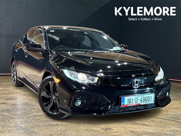 Honda Civic Hatchback, Petrol, 2018, Black