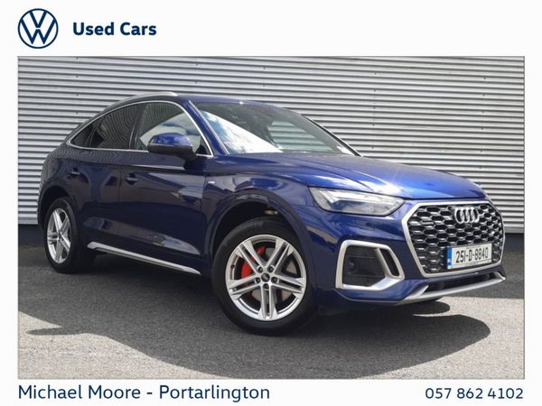 Audi Q5 SUV, Petrol Plug-in Hybrid, 2025, Blue