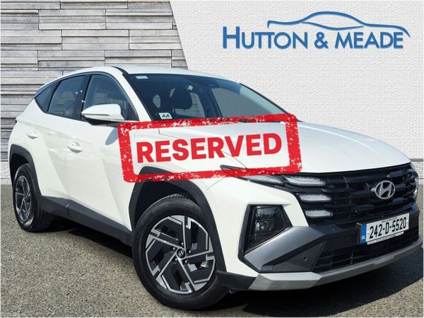 Hyundai Tucson SUV, Petrol Hybrid, 2024, White