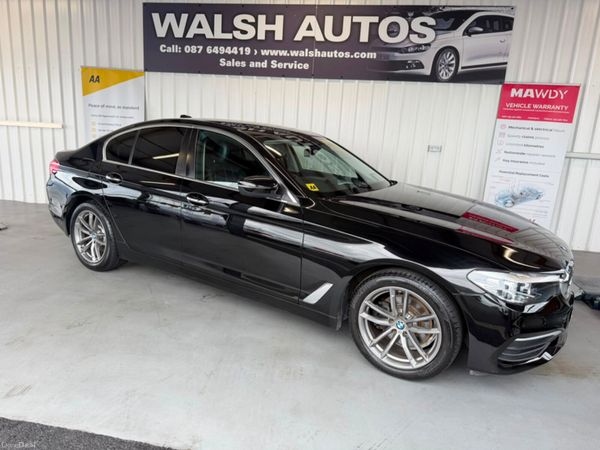 BMW 5-Series Saloon, Diesel, 2017, Black
