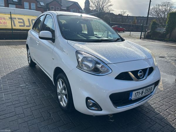 Nissan Micra Hatchback, Petrol, 2017, White