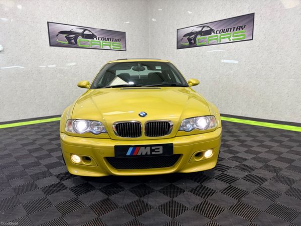 BMW M3 Coupe, Petrol, 2002, Yellow