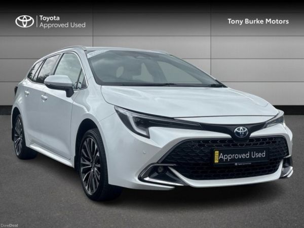 Toyota Corolla Estate, Petrol Hybrid, 2023, White