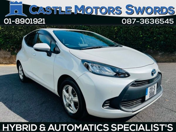 Toyota Aqua Hatchback, Petrol Hybrid, 2023, White