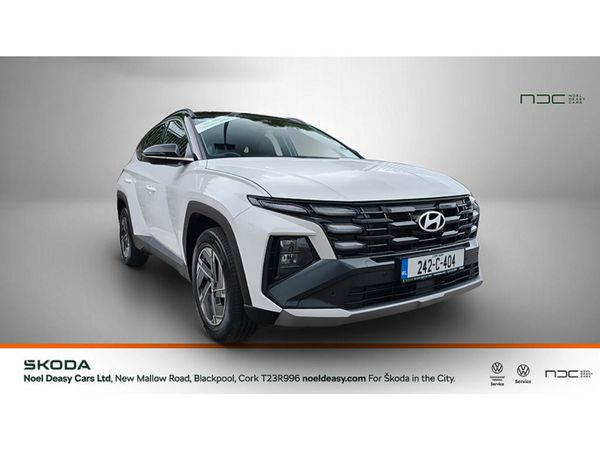 Hyundai Tucson SUV, Petrol Hybrid, 2024, White