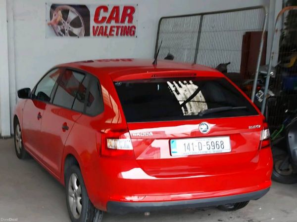 Skoda Rapid Hatchback, Diesel, 2014, Red