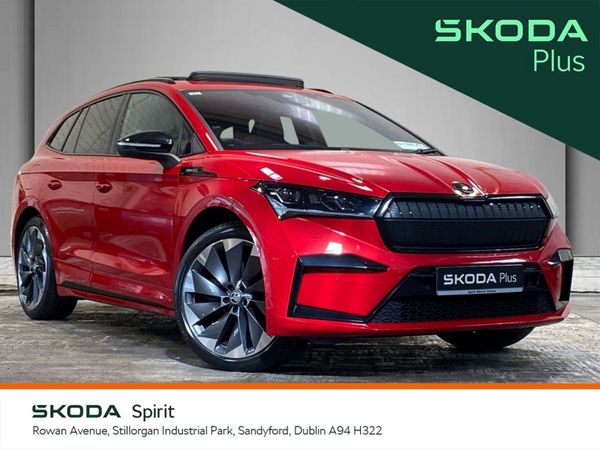 Skoda Enyaq Estate, Electric, 2022, Red