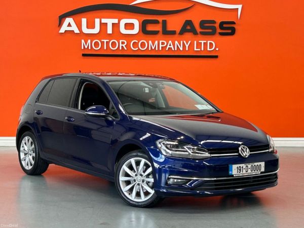 Volkswagen Golf Hatchback, Petrol, 2019, Blue
