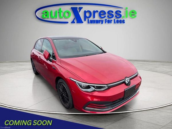 Volkswagen Golf Hatchback, Petrol Hybrid, 2021, Red