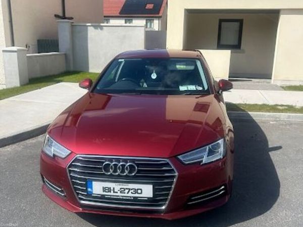 Audi A4 Saloon, Diesel, 2018, Red