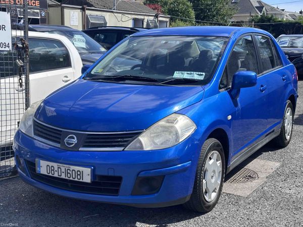 Nissan Tiida Saloon, Petrol, 2008, Blue