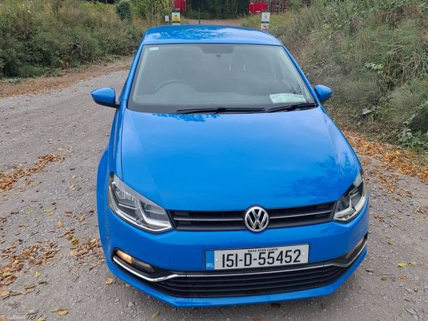 Volkswagen Polo Hatchback, Petrol, 2015, Blue