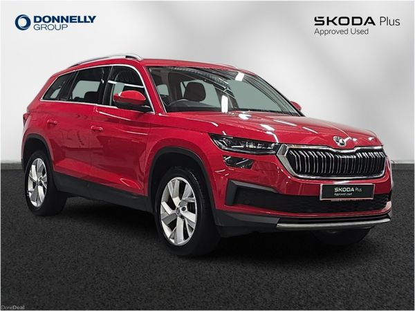 Skoda Kodiaq Estate, Diesel, 2022, Red
