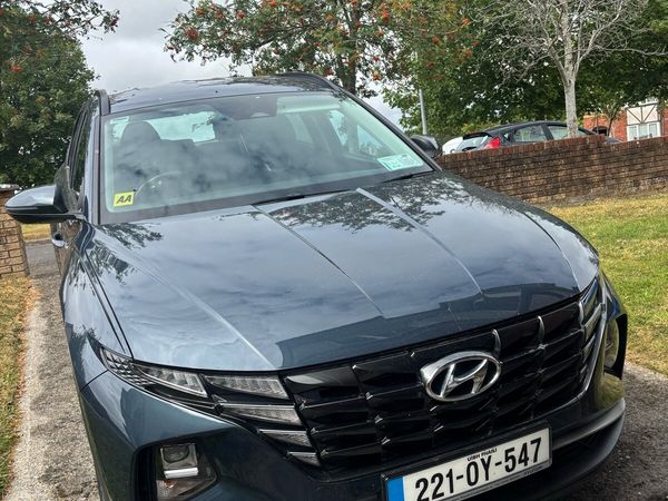Hyundai Tucson SUV, Petrol Hybrid, 2022, Blue