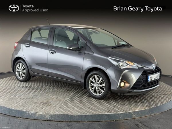 Toyota Yaris Hatchback, Petrol Hybrid, 2018, Grey