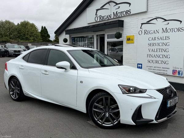Lexus IS Saloon, Petrol Hybrid, 2018, White