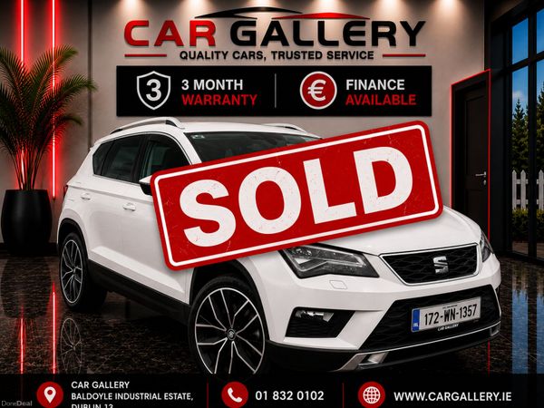 SEAT Ateca SUV, Diesel, 2017, White