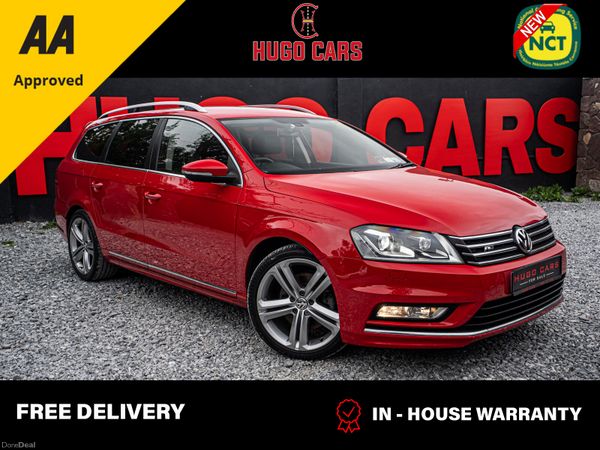 Volkswagen Passat Estate, Petrol, 2014, Red