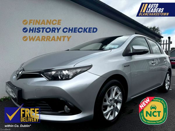 Toyota Auris Hatchback, Petrol Hybrid, 2018, Silver