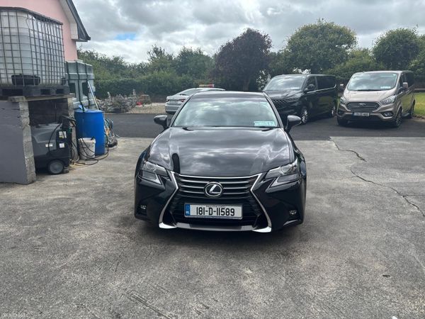 Lexus GS Saloon, Petrol Hybrid, 2018, Black