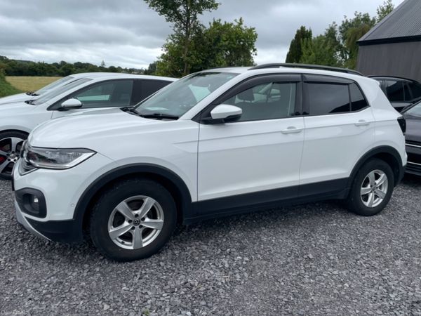 Volkswagen T-Cross Hatchback, Petrol, 2021, White
